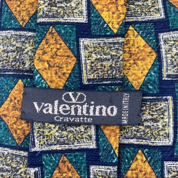 Valentino I 100% Silk I Neck Tie - Picture 3 of 6